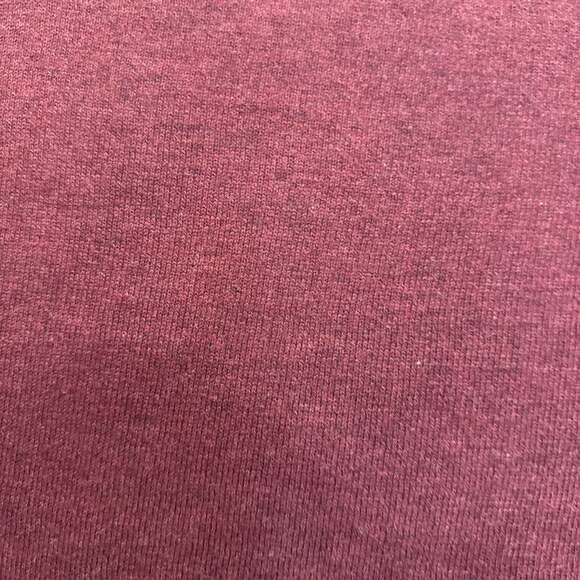 Eddie Bauer Men's Long Sleeve V-Neck Cotton Merino‎ Blend Sweater in Burgundy - Picture 3 of 7